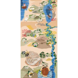 Mapa Ježíšovy země s lapbookem