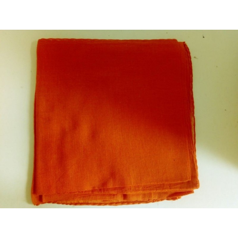 Jemný bavlněný šátek - oranžový