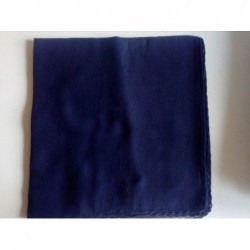 Jemný bavlněný šátek - tmavě modrý